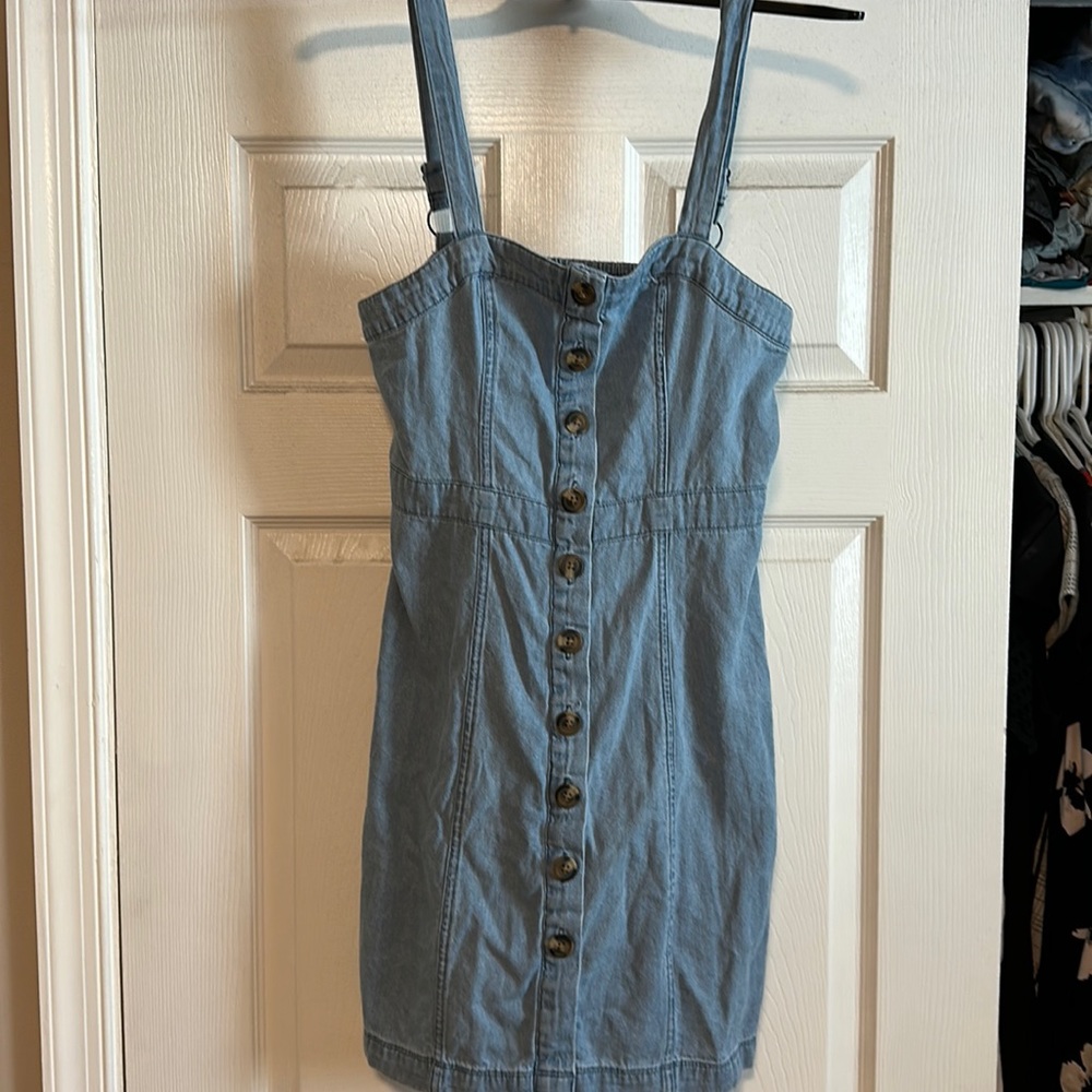 American Eagle Denim Mini Dress